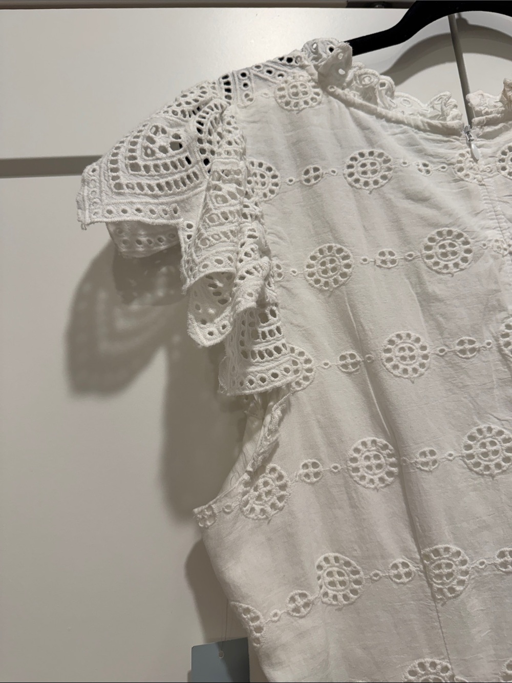 White Knee Length Dress - Picture 5 of 7